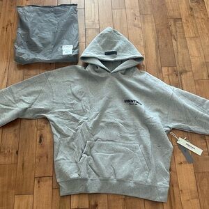 ESSENTIALS Men's Dark Oatmeal Hoodie